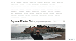 Desktop Screenshot of baybarsaltuntasnotes.com